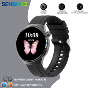 SENBONO v19Z Smart watch 3D dynamic dial IP68 waterproof Bluetooth call + 100 + sports mode heart rate blood oxygen multi-health monitoring