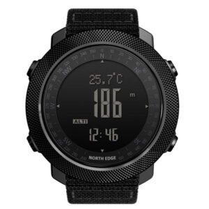 NORTH EDGE APACHE 3 Compass Altimeter Barometer Digital Tactical Watch 50M Waterproof Men's Watch