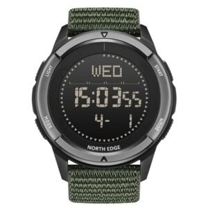 NORTH EDGE ALPS Carbon Fiber Case Compass Men Watch 50M Waterproof Watch Men's Watch