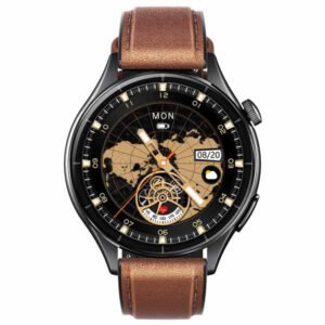 NORTH EDGE ET458 AMOLED Display ECG Micro-physical examination Smartwatch BMI Measurement Blood Pressure Oxygen IP68 Waterproof Outdoor flashlight